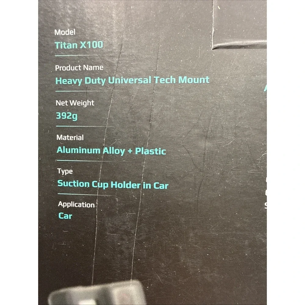 CarMount Universal Tech Mount Heavy Duty New For Smartphone & Action Cam Titan